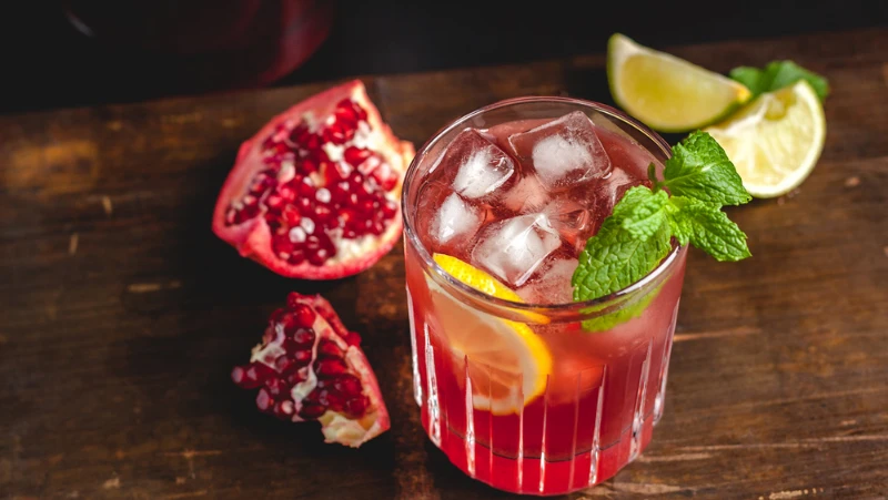 Pomegrante Mojito