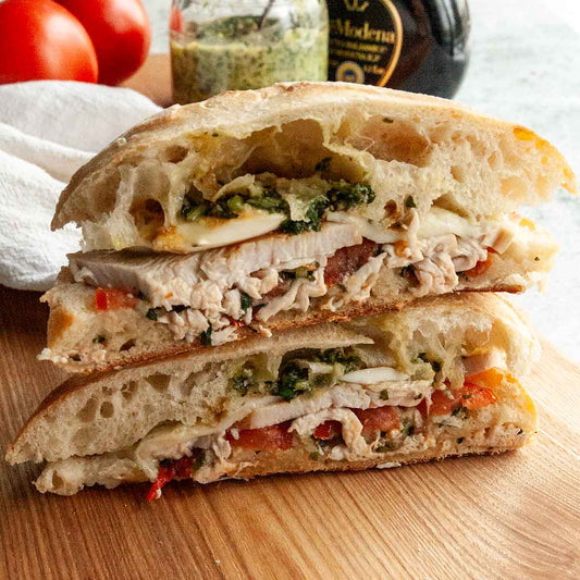 Turkey Hum Brown Ciabatta Sandwich